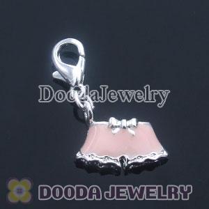 Wholesale Silver Plated Alloy Skirt Charms
