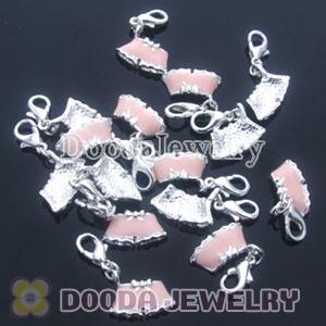 Wholesale Tscharm Jewelry Silver Plated Alloy Skirt Charms