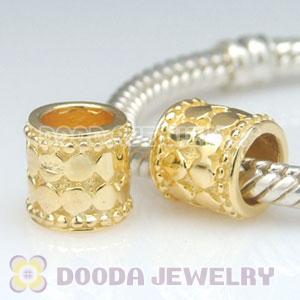 Gold Plated Charm Jewelry Silver Beads