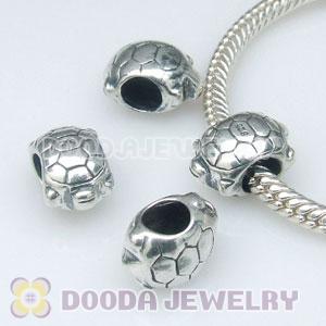 Solid Sterling Silver European Style Turtle Beads and Charms