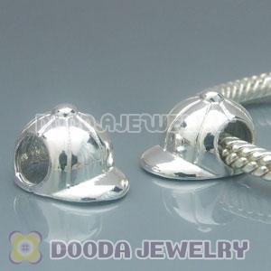 Solid Sterling Silver European Style Cap Beads and Charms