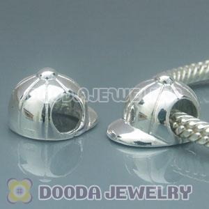 Solid Sterling Silver European Style Cap Beads and Charms