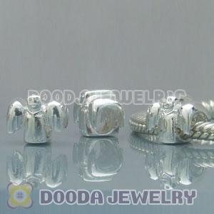 Solid Sterling Silver European Style angle Beads and Charms