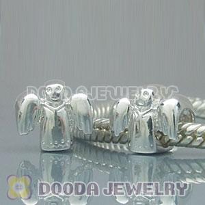 Solid Sterling Silver European Style angle Beads and Charms
