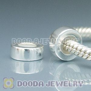 Solid Sterling Silver Charm Jewelry Stopper Beads