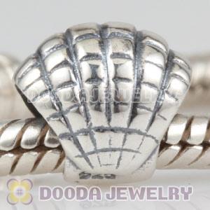 Solid Sterling Silver Charm Jewelry Shell Beads and Charms