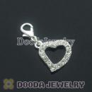 Wholesale Silver Plated Alloy Love Charms