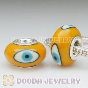 925 sterling silver double cores Charm Jewelry Polymer Clay Beads