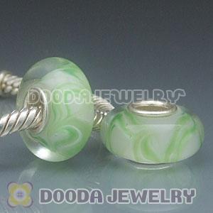 925 sterling silver single core Charm Jewelry glass beads
