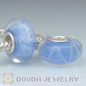 925 sterling silver single core Charm Jewelry glass beads
