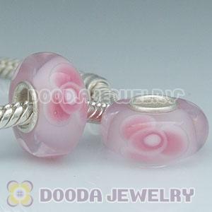 925 sterling silver single core Charm Jewelry glass beads