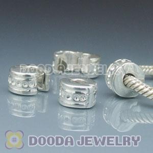 925 Solid Silver European Style Clip Beads