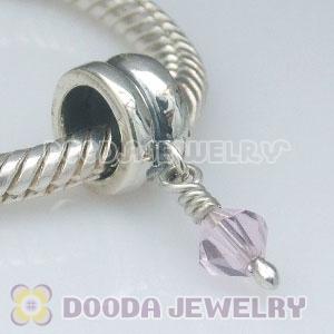 S925 Sterling Silver Charm Jewelry Charms Dangle Zircon Stone