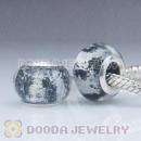 925 sterling silver double cores Charm Jewelry italian murano glass beads
