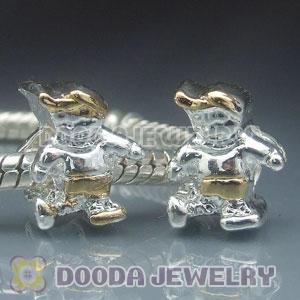 Wholesale Charm Jewelry silver plated beads and charms