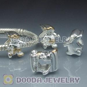 Wholesale European style silver plated beads and charms