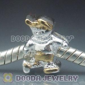 Wholesale European style silver plated beads and charms