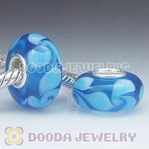 925 sterling silver single core Charm Jewelry glass beads