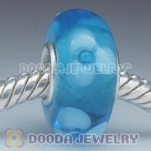 925 sterling silver single core Charm Jewelry glass beads