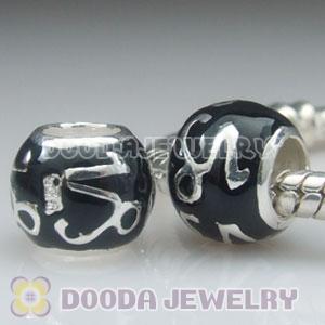 925 Sterling Silver Enamel Capricorn European Style Beads