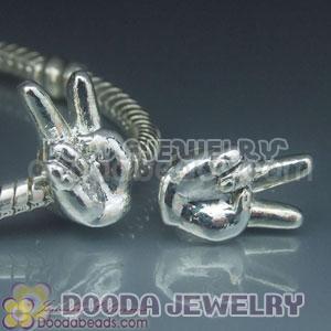 Wholesale Charm Jewelry silver plated beads and charms