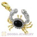 Gold Black Pearl Crab Jcstyle Trendy Charms