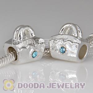 Wholesale European style silver plated beads and charms