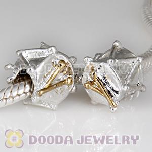 Wholesale European style silver plated beads and charms