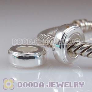 Solid Sterling Silver Stopper Beads for European Style Bracelets