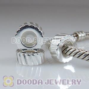 Solid Sterling Silver Charm Jewelry Stopper Beads