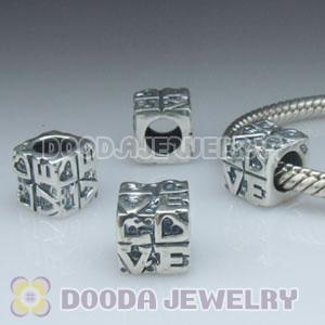 925 Sterling Silver European Style LOVE Beads