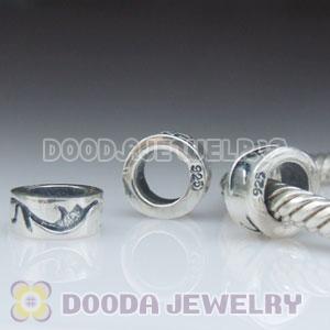S925 Sterling Silver European Style Spacer Beads
