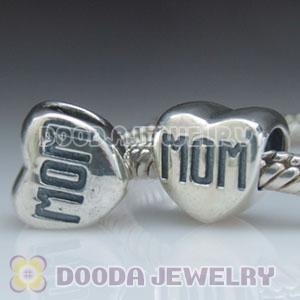 925 Sterling Silver European MOM Beads for Mother