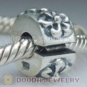 925 Solid Silver Charm Jewelry Clip Beads