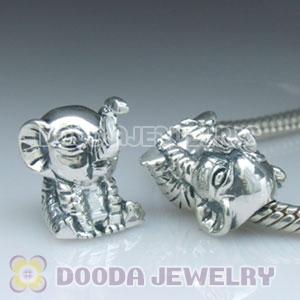 925 Sterling Silver European Style Elephant Beads