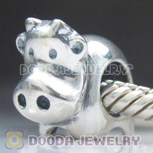 925 Sterling Silver Charm Jewelry Cow Beads and Charms