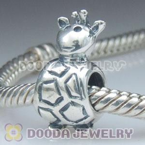 925 Sterling Silver Giraffe Beads and Charms fit European Largehole Jewelry Bracelet