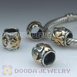 Gold Plated European Style 925 Silver Beads