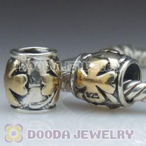 Gold Plated European Style 925 Silver Beads