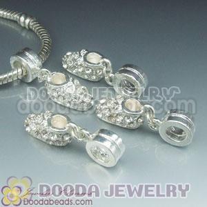 Wholesale European style silver plated beads and charms