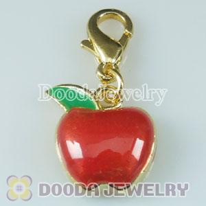 Wholesale Silver Plated Alloy Apple Charms