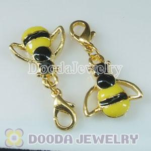 Wholesale Silver Plated Alloy Bee Charms