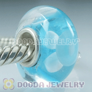 925 sterling silver single core Charm Jewelry glass beads