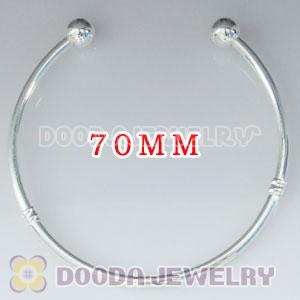 Wholesale Charm Jewelry silver plated bangle
