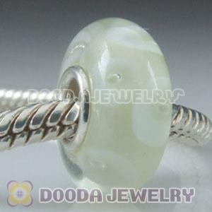 925 sterling silver single core Charm Jewelry glass beads