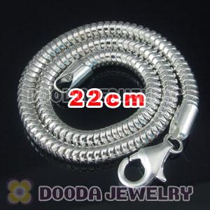 22cm Charm Jewelry Silver Bracelet with lobster clasp