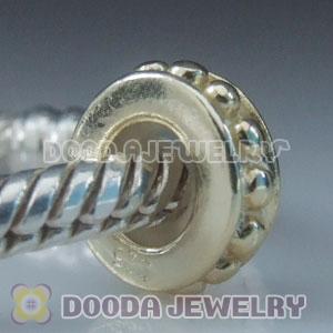 Solid Sterling Silver Charm Jewelry Stopper Beads