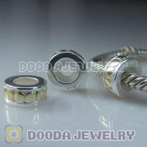 Solid Sterling Silver Stopper Beads for European Style Bracelets