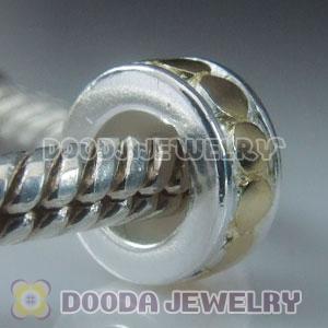 Solid Sterling Silver Stopper Beads for Charm Jewelry Bracelets