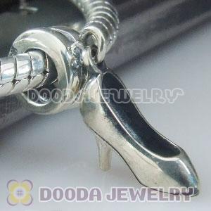 S925 Sterling Silver Jewelry Charms with Screw Dangle Shoe